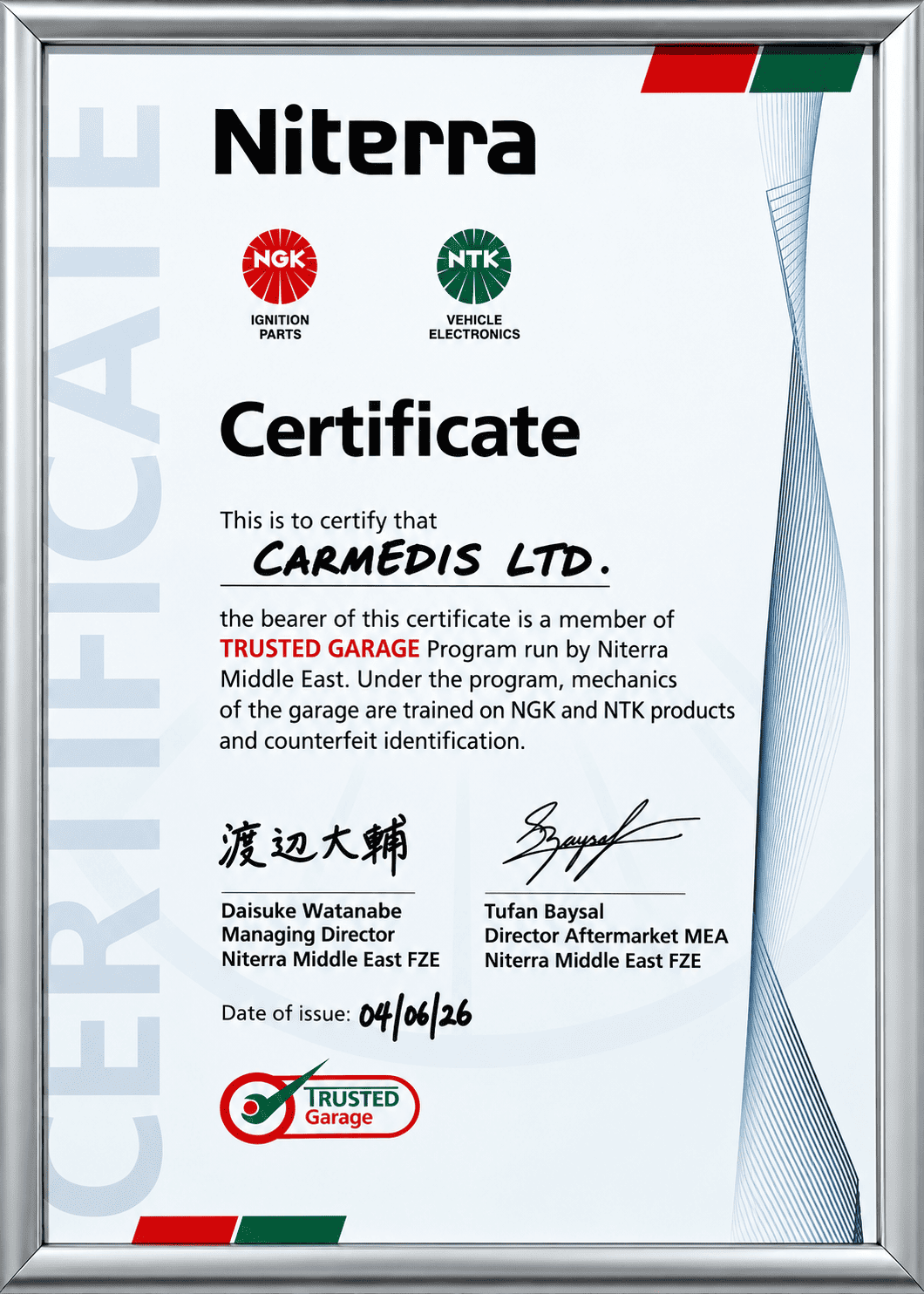 Carmedis Limited Trusted workshop in Lagos